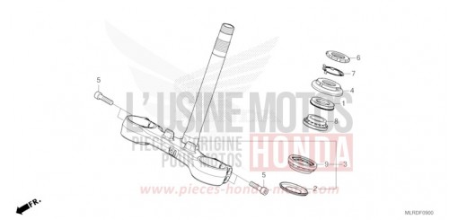 TIGE DE DIRECTION CB500XACT de 2026
